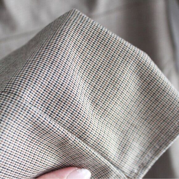 NWOT Zara Blogger Favorite Square Neck Houndstooth Long Sleeve Mini Dress Medium - Picture 8 of 9